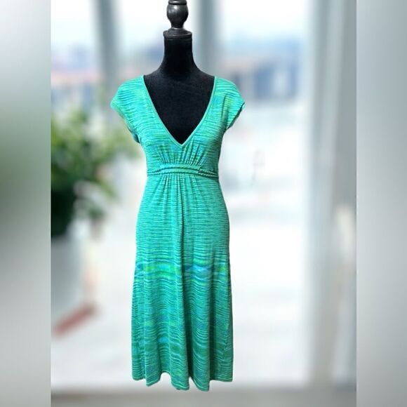 Anthropologie STACIA Bamboo Rope Belt MIDI Dress Size M - Picture 5 of 15